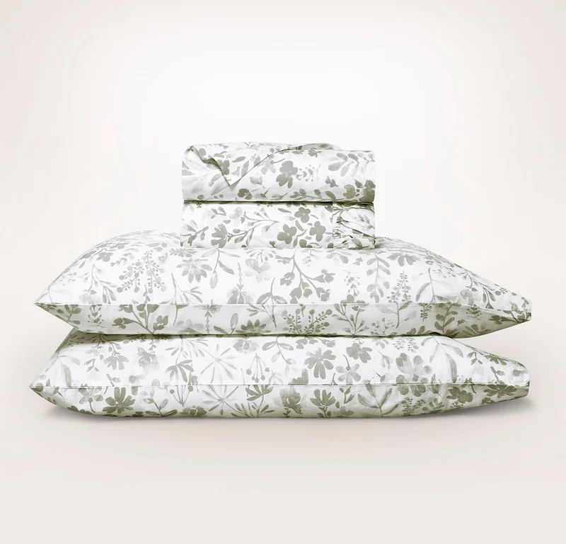 Signature Hemmed Sheet Set - Juniper Botanical