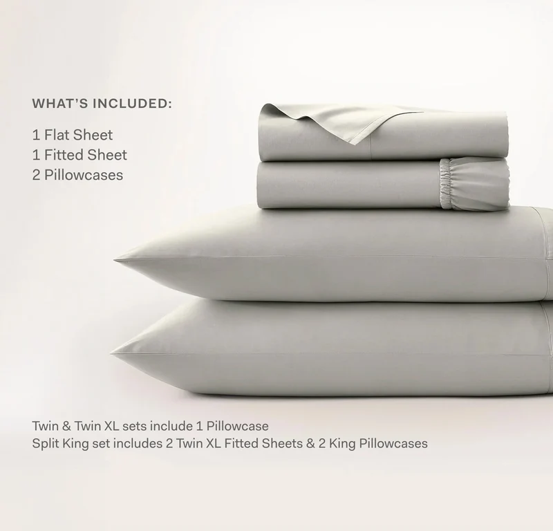 Percale Hemmed Sheet Set - Coastal Navy