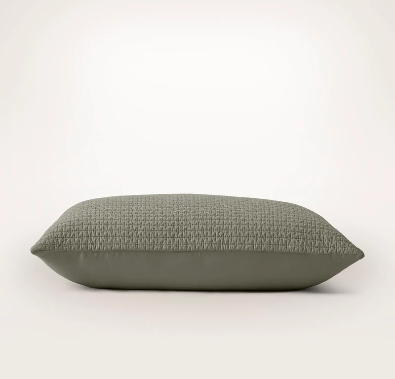 Signature Textured Stitch Quilted Sham - Juniper
