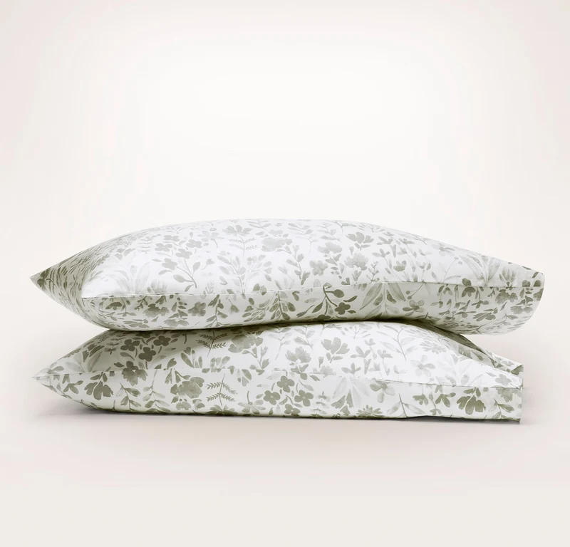 Signature Hemmed Pillowcase Set - Juniper Botanical