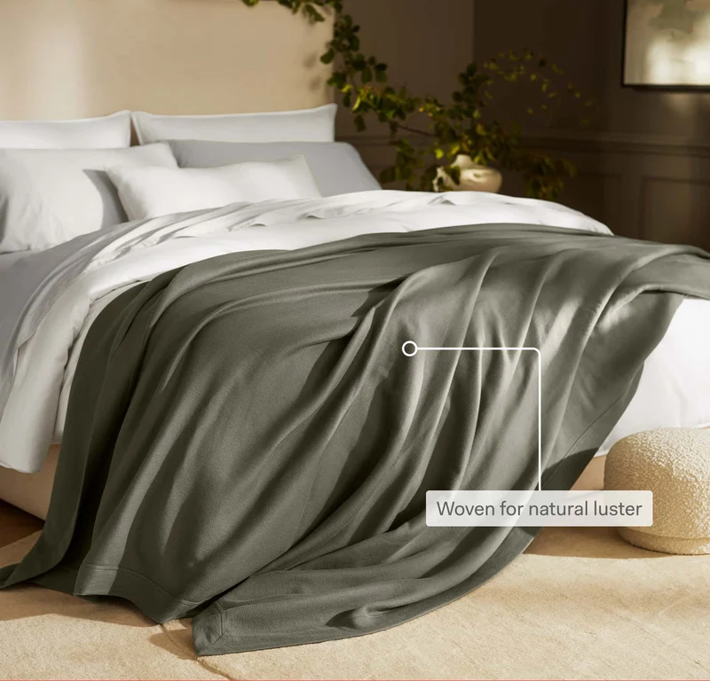 Essential Bed Blanket - Bluestone