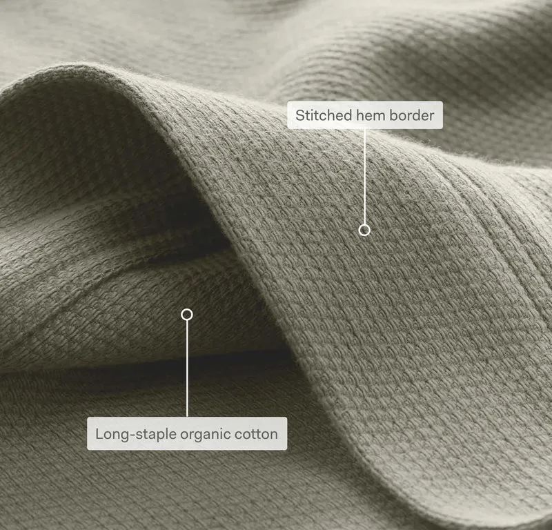 Essential Bed Blanket - Bluestone