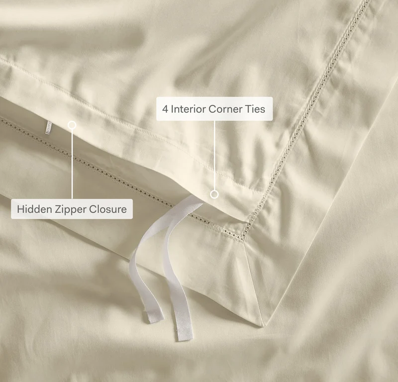 Summit Supima Duvet Set - Cream