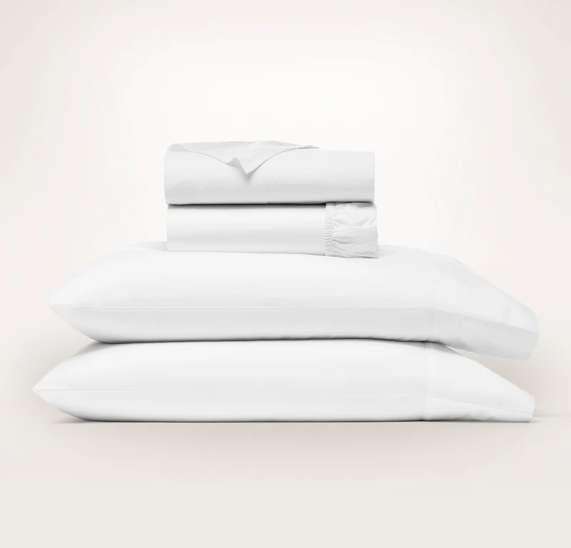 Signature Hemmed Sheet Set - White (Personalized)