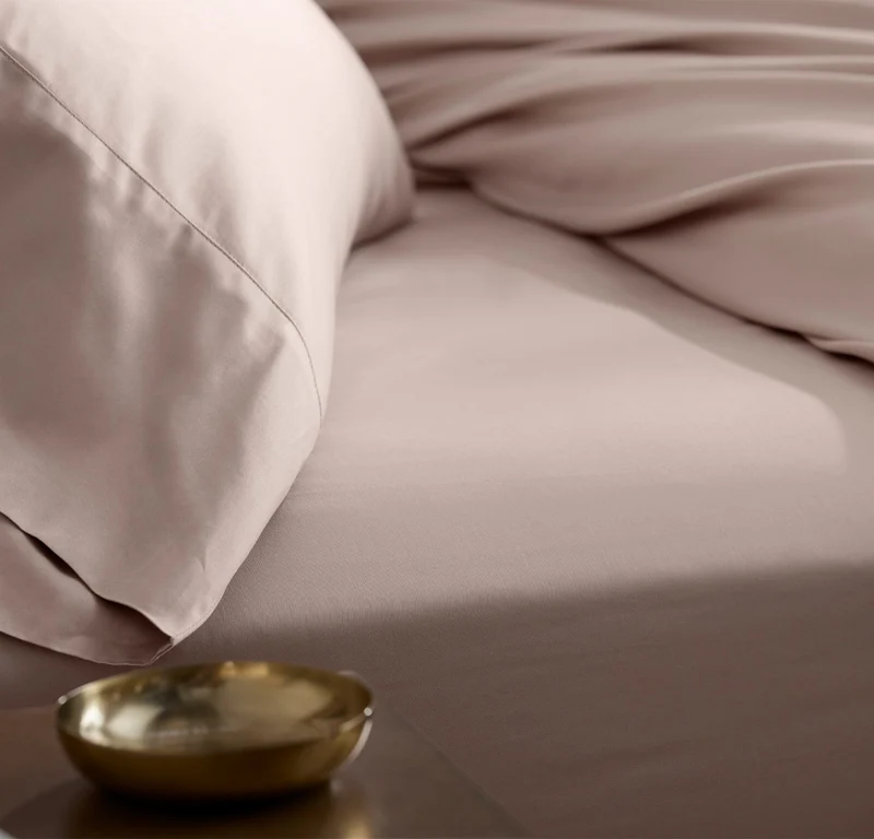 Signature Hemmed Sheet Set - Dusty Rose