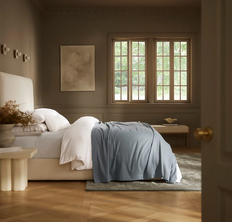 Essential Bed Blanket - Bluestone
