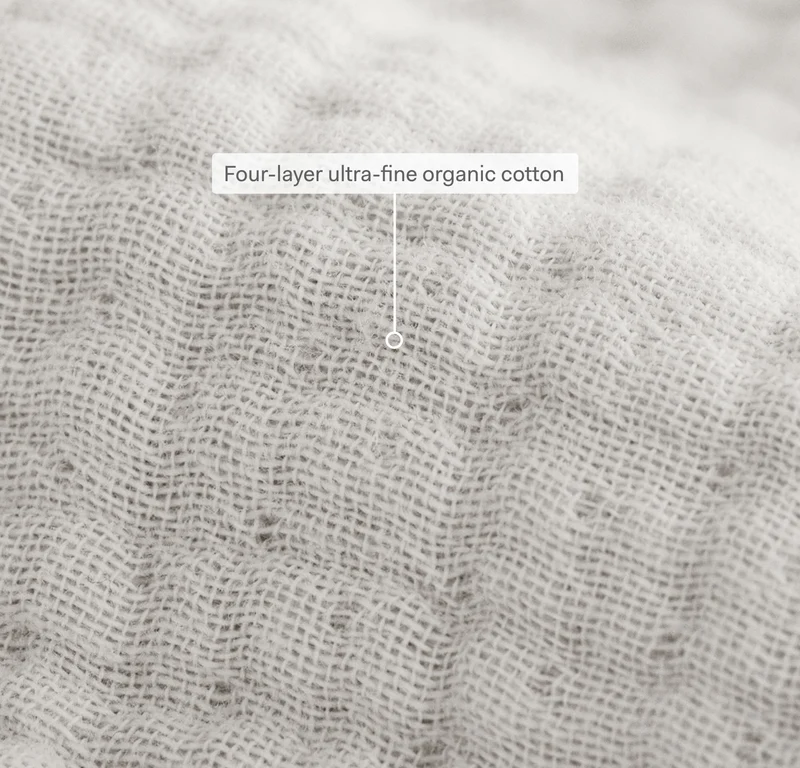 Dream Bed Blanket - Shore/Bluestone Picot