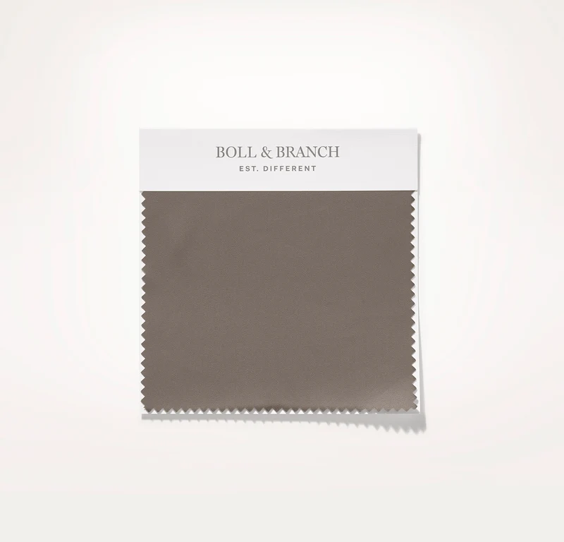 Summit Supima Fabric Swatch - Deep Walnut