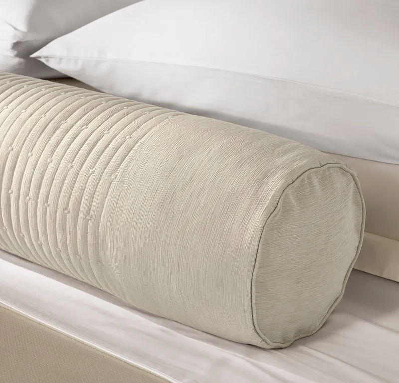 Fluted Pillow Cover (Bolster) - Oak