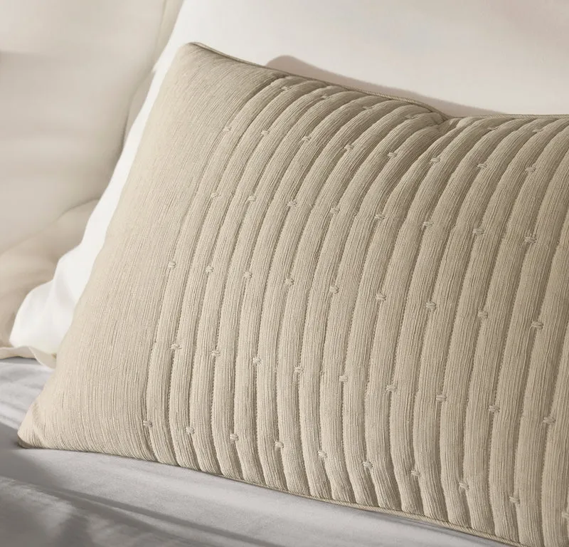 Fluted Pillow Cover (Petite Lumbar) - Oak