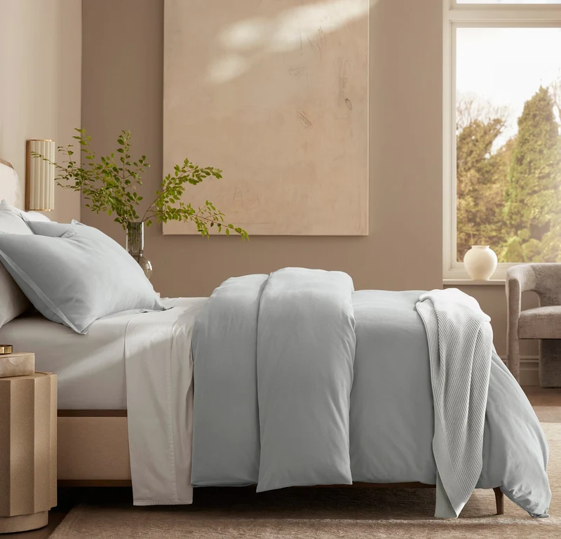 Flannel Duvet Set - Shore