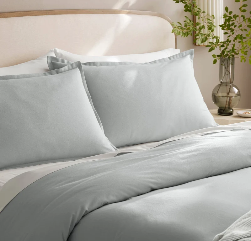 Flannel Duvet Set - Shore