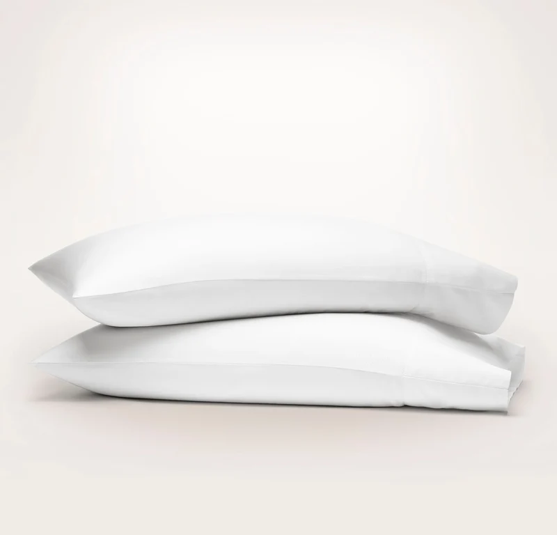 Signature Hemmed Pillowcase Set - White (Personalized)