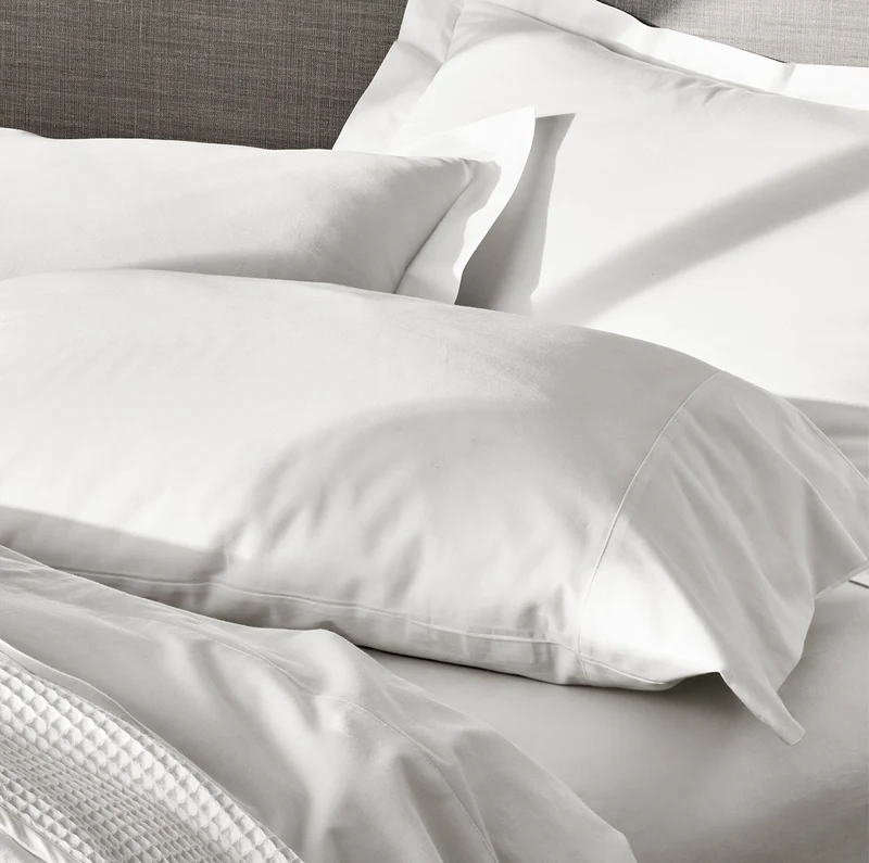 Signature Hemmed Pillowcase Set - White (Personalized)