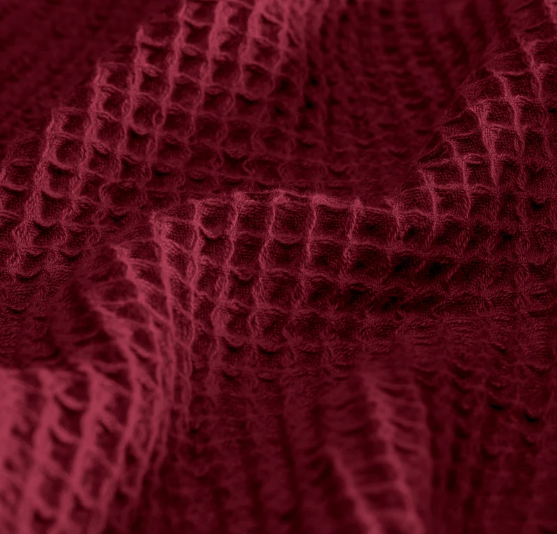Waffle Bed Blanket - Holly