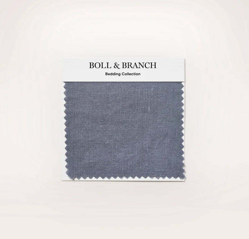 Linen Fabric Swatch - Mineral