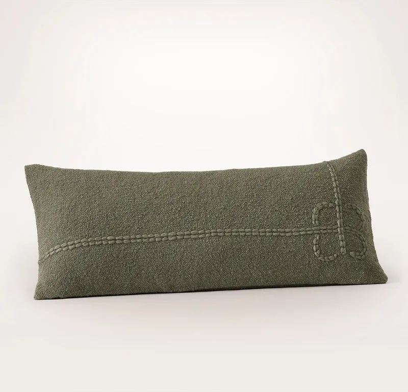 Petite Bouclé Pillow Cover - Juniper