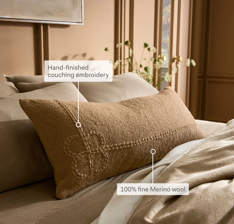 Petite Bouclé Pillow Cover - Cream