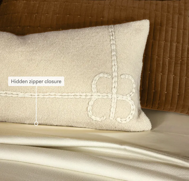 Petite Bouclé Pillow Cover - Cream