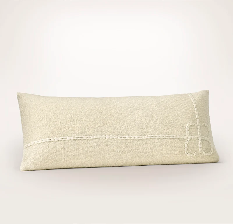 Petite Bouclé Pillow Cover - Cream