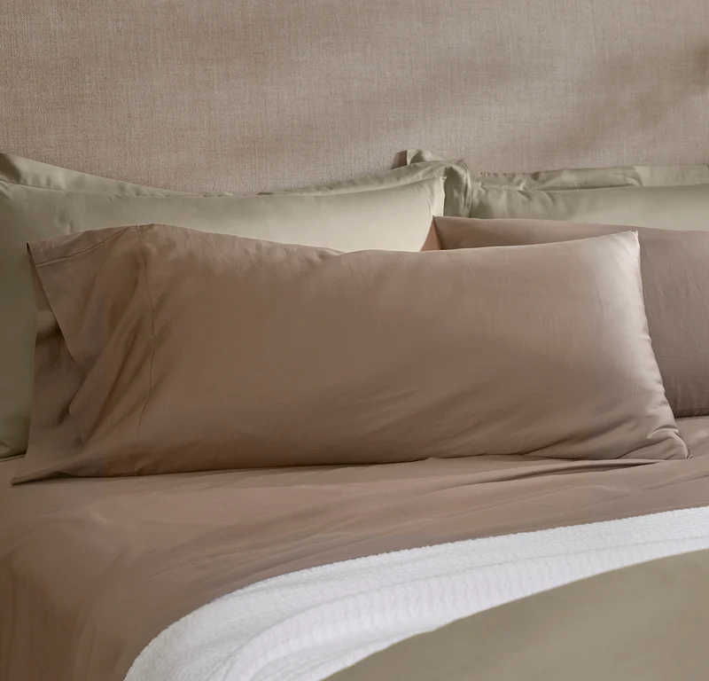 Signature Hemmed Sheet Set - Walnut
