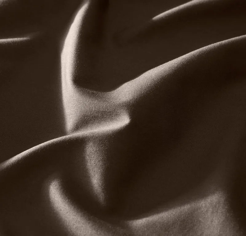 Percale Hemmed Sheet Set - Deep Walnut
