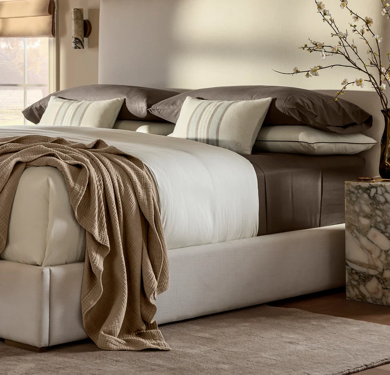 Signature Hemmed Sheet Set - Deep Walnut