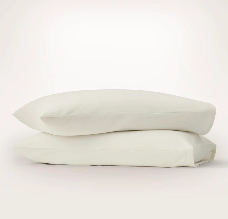 Flannel Pillowcase Set - Cream