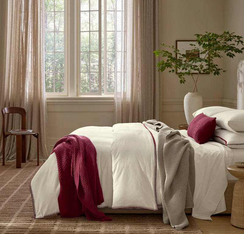 Flannel Pillowcase Set - Cream