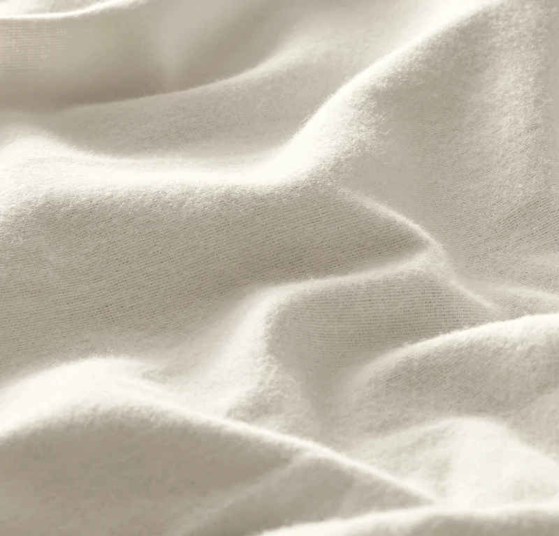 Flannel Pillowcase Set - Cream