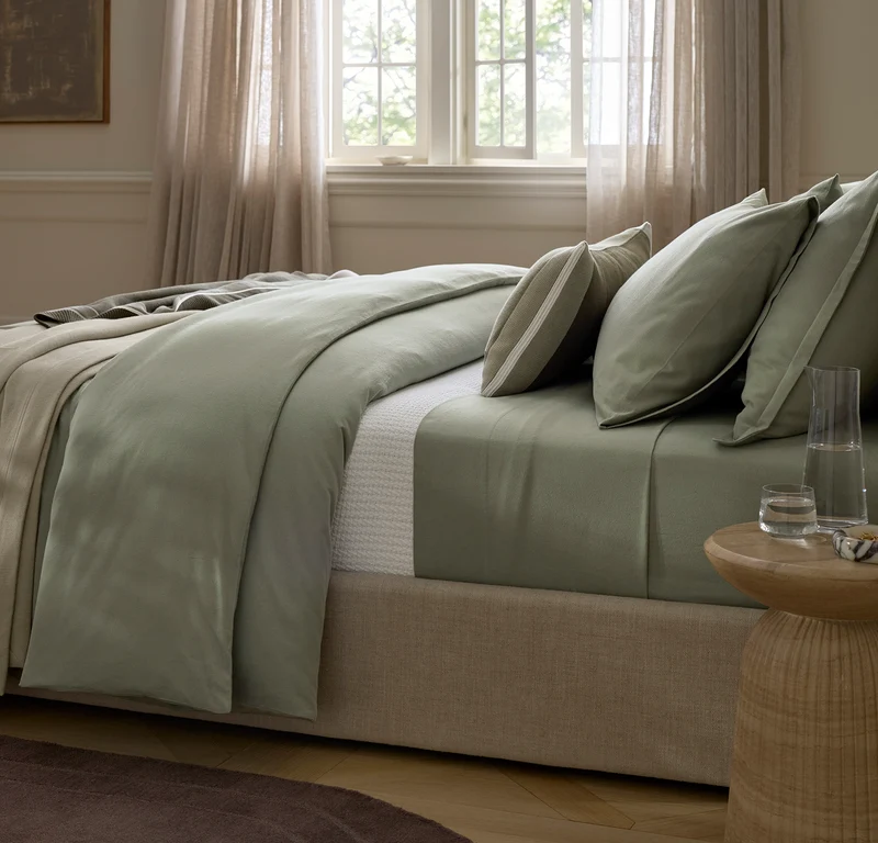 Flannel Pillowcase Set - Sageleaf