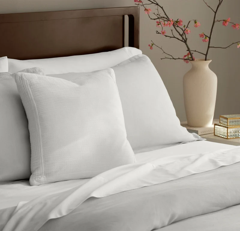 Dream Euro Sham (25x25) - White