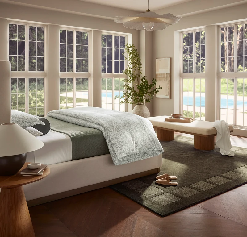 Signature Hemmed Duvet Set - Meadow Garden