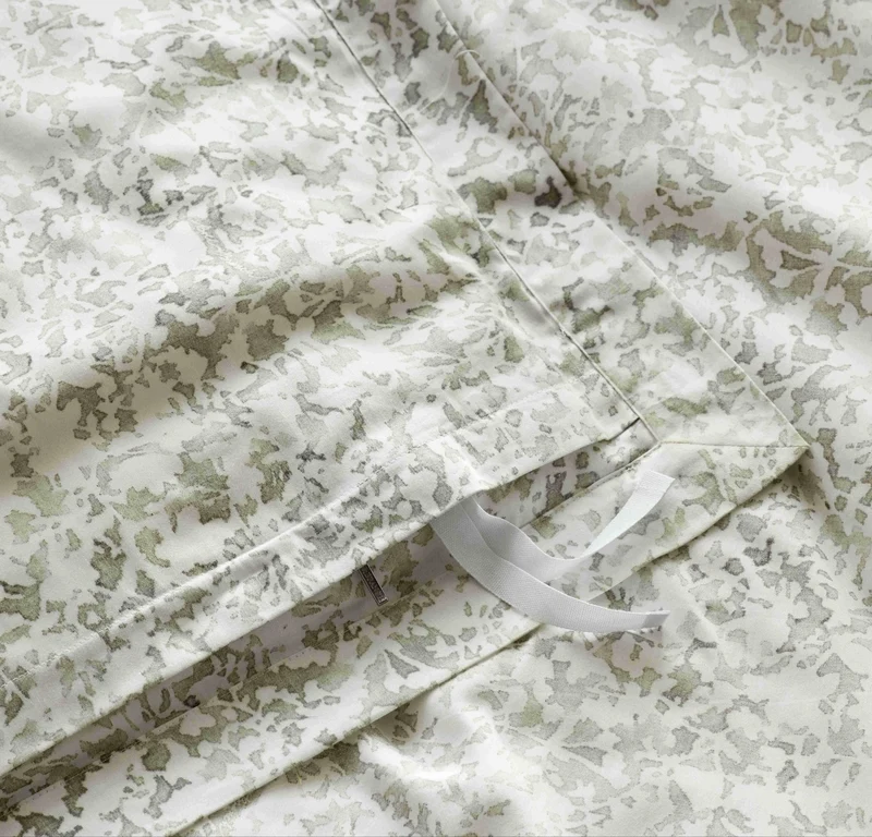 Percale Hemmed Duvet Set - Meadow Garden