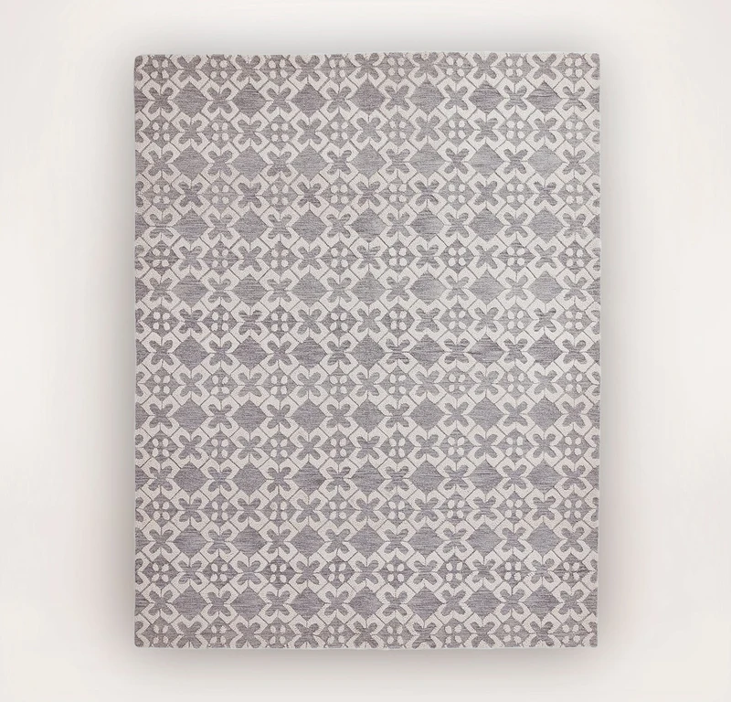 Cotton Tile Rug - Oatmeal