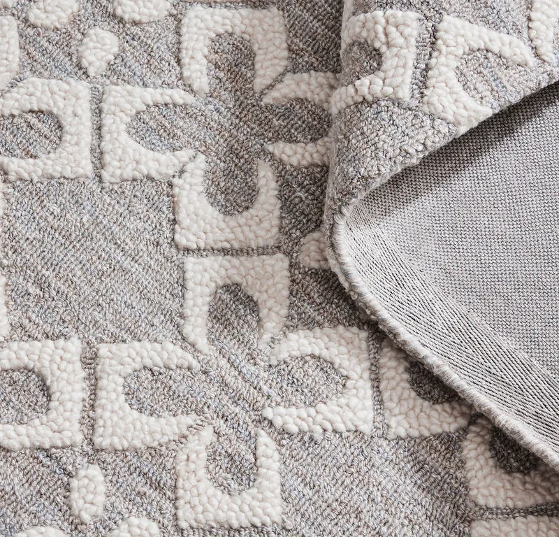 Cotton Tile Rug - Oatmeal