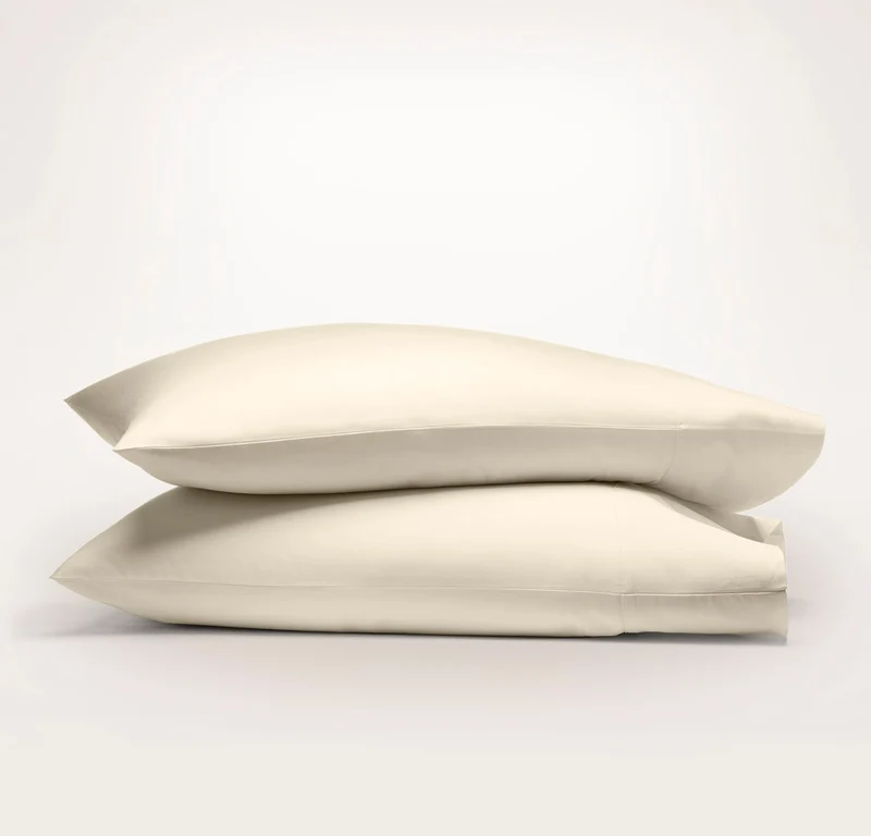 Signature Hemmed Pillowcase Set - Natural