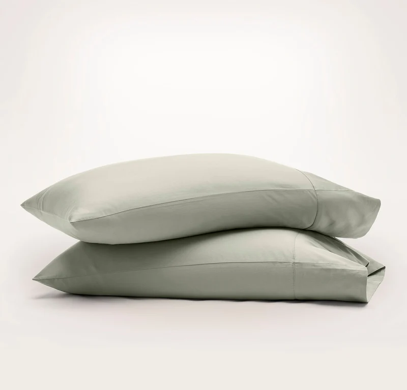 Signature Hemmed Pillowcase Set - Sageleaf