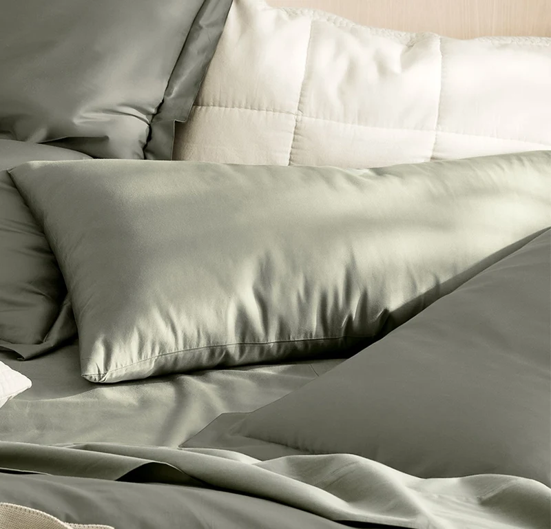 Signature Hemmed Pillowcase Set - Sageleaf