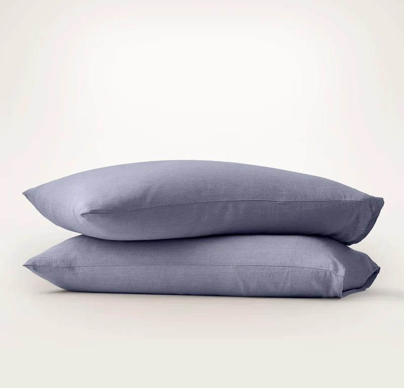 Linen Pillowcase Set - Melange Bay