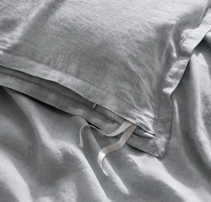 Linen Duvet Set - Melange Shore