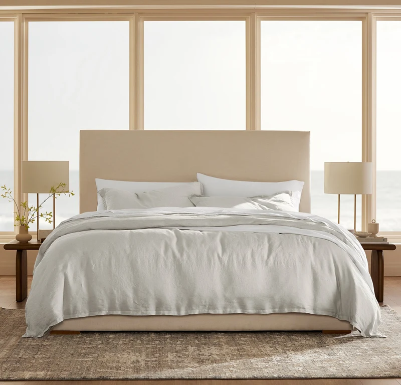 Linen Duvet Set - Mist