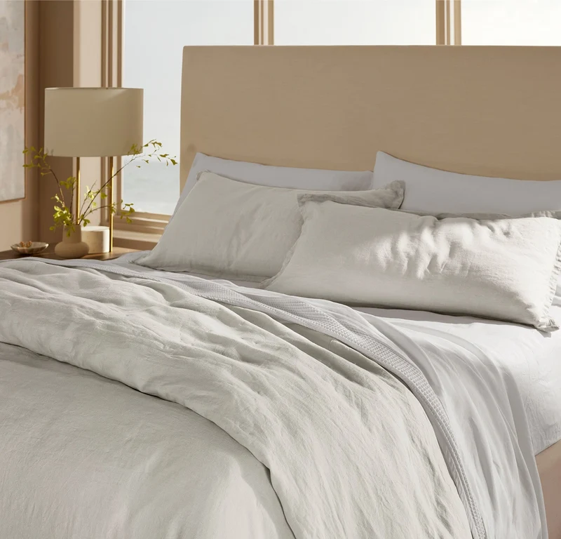 Linen Duvet Set - Mist