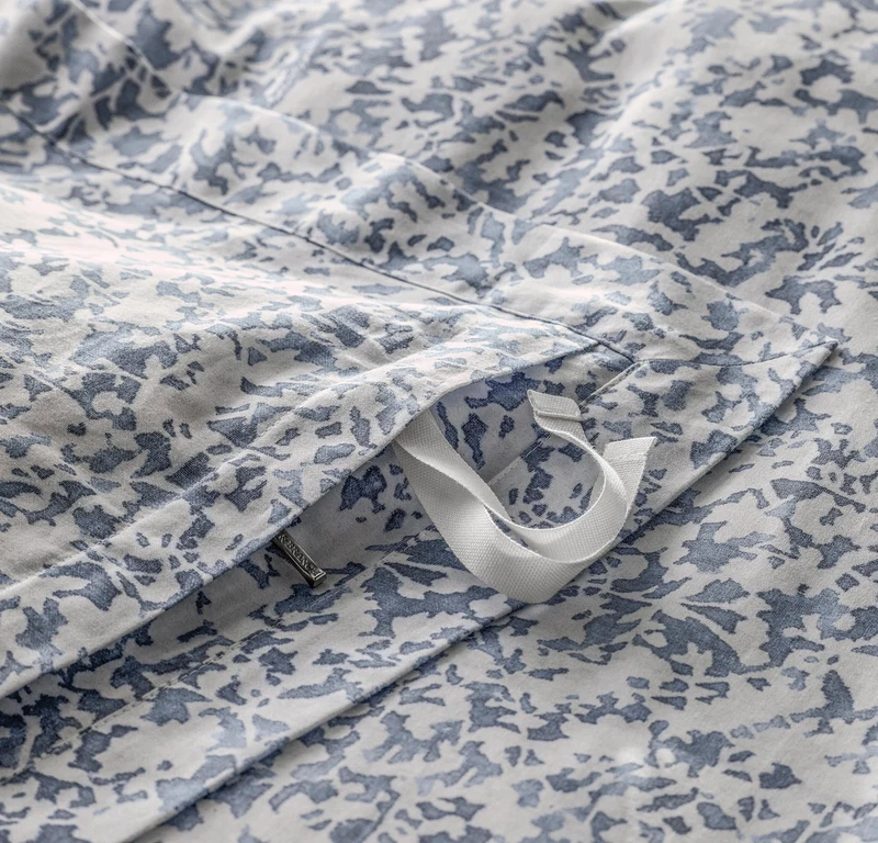 Percale Hemmed Duvet Set - Bay Garden