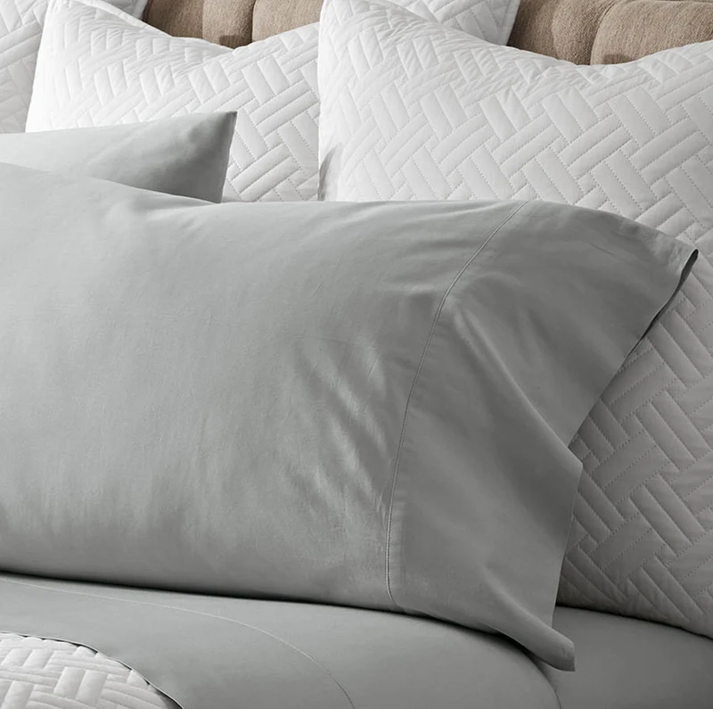 Percale Hemmed Pillowcase Set - Shore (Personalized)