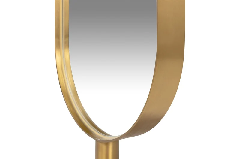 Casa Padrino Luxus Standspiegel Silber Ø 45 x H. 175 cm - Standspiegel in ganzer Körperhöhe aus Edelstahl und Glas - Luxus Deko Accessoires