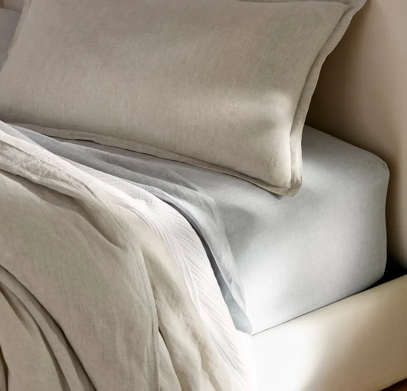 Linen Duvet Set - Melange Natural
