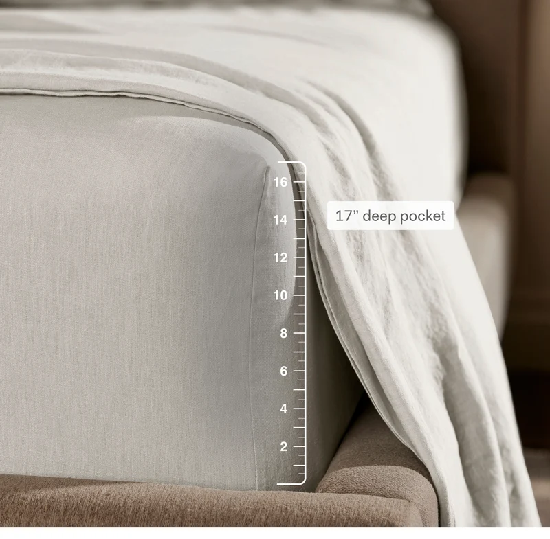 Linen Sheet Set - Melange Bay