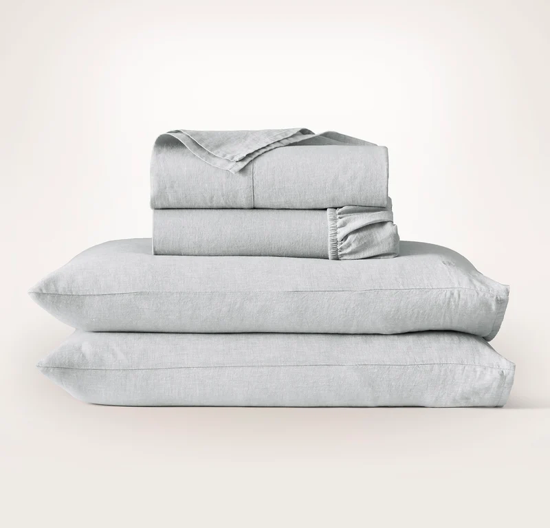 Linen Sheet Set - Melange Shore