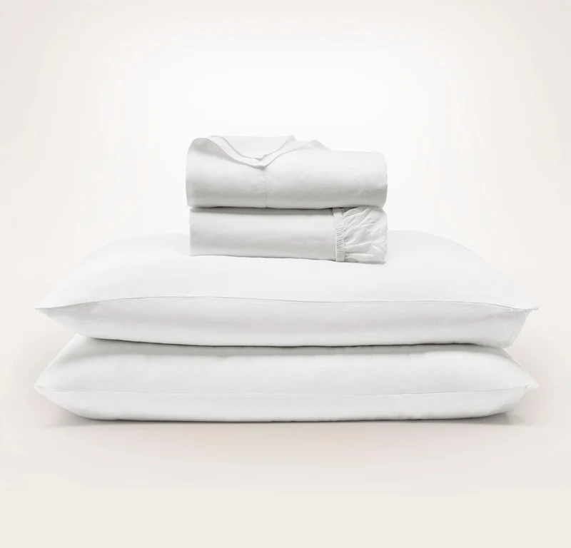 Linen Sheet Set - White